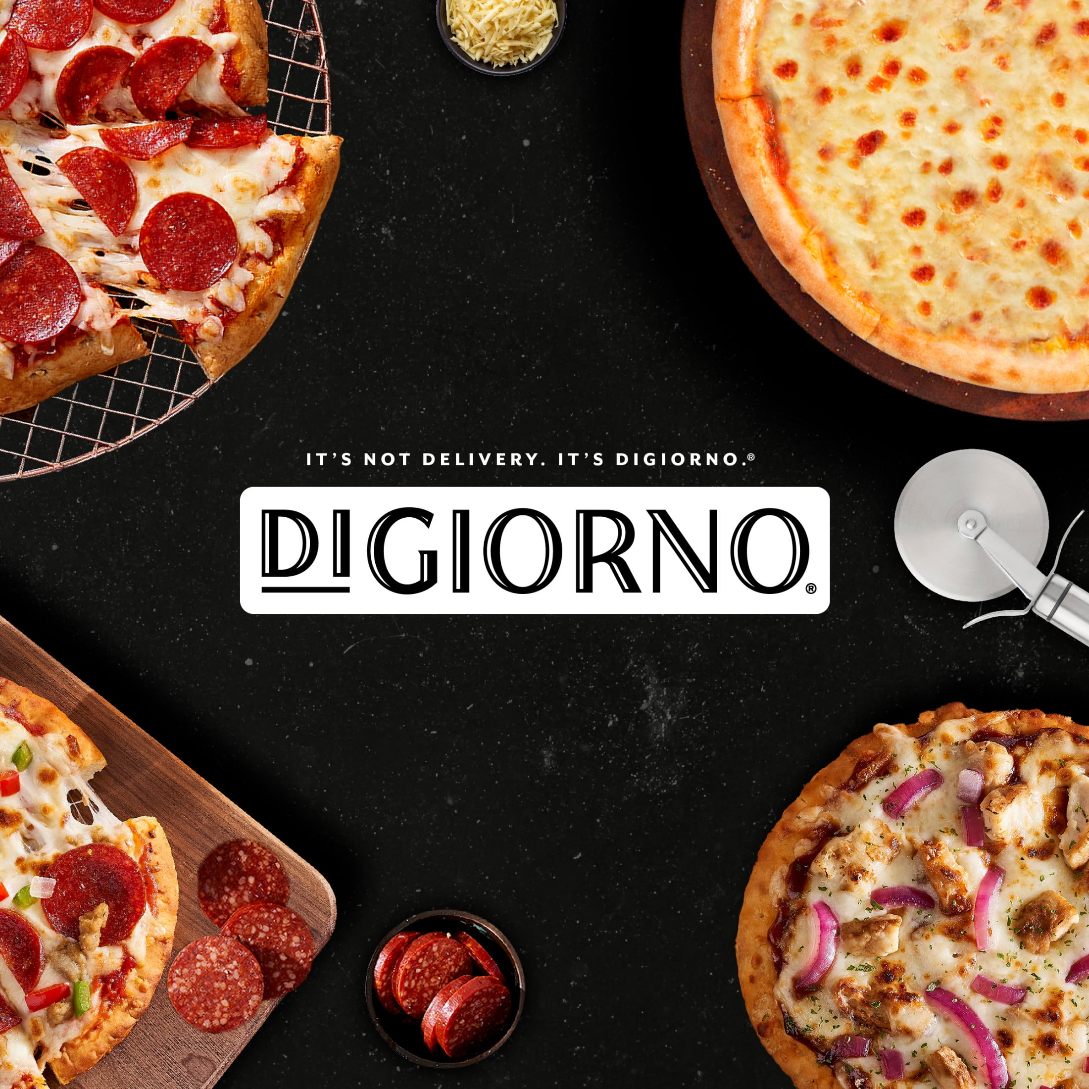DiGiorno Frozen Pizza, Mini Pepperoni Personal Pizza, 9.3 oz (Frozen)