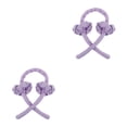 thumbnail image 2 of Seitruly Cinta para rizar el cabello Cinta para el cabello Espuma sin calor Pinza para el cabello Reutilizable Diadema portátil para envolver, Púrpura Violeta 2piezas Seitruly CBP098790, 2 of 6