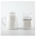 thumbnail image 3 of Paquete de 50 bolsas de filtro de café, filtros de café desechables, filtros de café de papel blanco, ideales para viajes, 9*9 cm TUNC Sencillez, 3 of 4