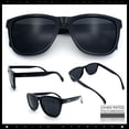 thumbnail image 2 of Kush Slim Square Sunglasses for Men UV400 Lightweight Minimal Modern Eyewear Shiny Black Frame, 2 of 6