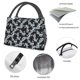 thumbnail image 4 of Fotbe Flower Bolsa Térmica Portátil con Estampado, Bolsa de Entrega de Alimentos Aislada, Bolsa Reutilizable de Gran Capacidad para Comidas y Supermercado, 4 of 6