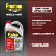 Prestone Platinum Asian Red Antifreeze and Coolant Prediluted 50/50 for Toyota, Lexus & Scion, 1 Gallon