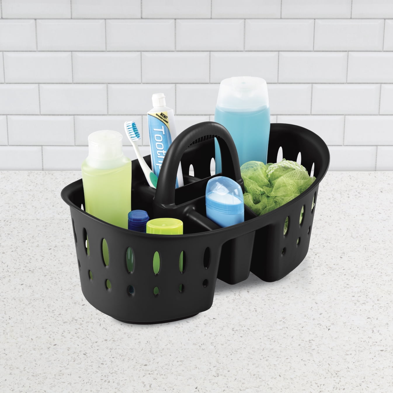 Sterilite Bath Caddy Black