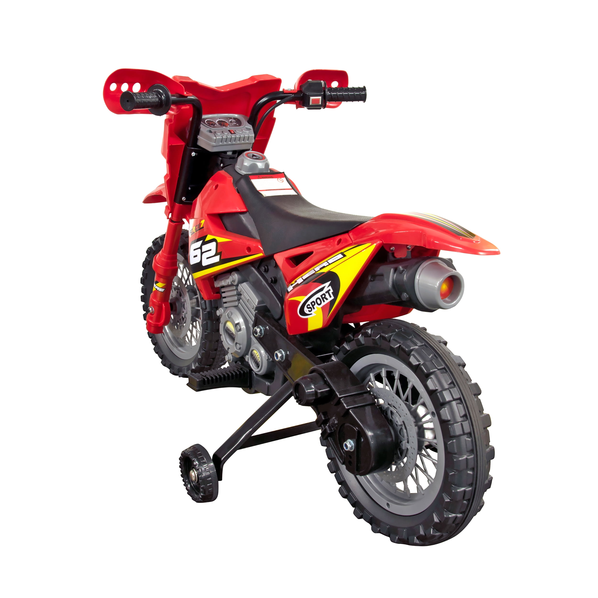 Blazin' Wheels Red 6V Dirt Bike - Battery Operated Rideon - Unisex Item, Ages 3 Years and up