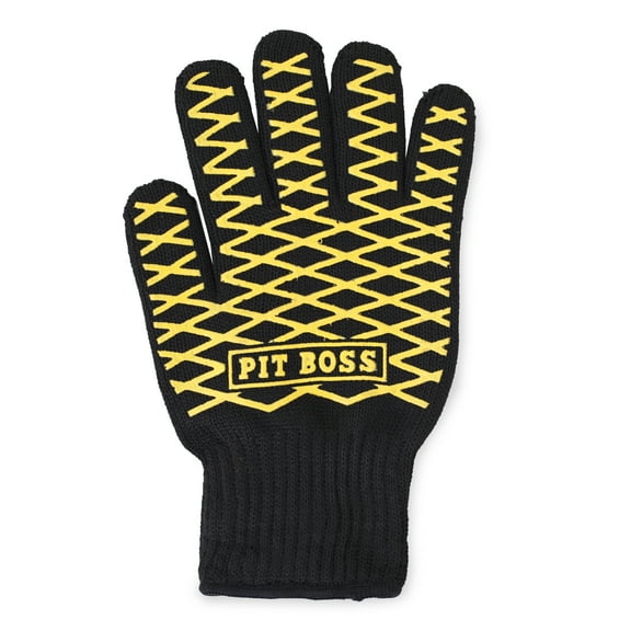 Pit Boss Heat Resistant Barbecue Grill Glove with Silicone Grip