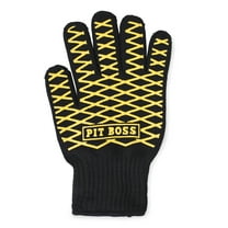 Pit Boss Heat Resistant Barbecue Grill Glove with Silicone Grip