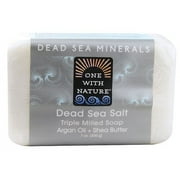 One With Nature Dead Sea Minerals Dead Sea Salt Soap, 7 oz.