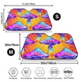 thumbnail image 3 of Fotbe Magic Mushrooms Car Windshield Sunshade | Sun Visor Protector Front Window Shade, Keeps Out UV Rays, Keeps Your Vehicle Cool-Medium, 3 of 7