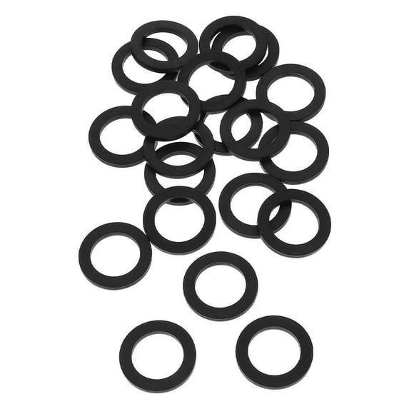 HLONK 30pcs Hose Washers Rubber Flat Faucet Washer Replacement Washer Water Faucet Washer Replacement Rubber Washer Garden Hose Rubber Washer