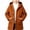 Brown, variant on HAOTAGS Trench Coat for Boys (2-10) Long Sleeve Hooded Casual Outwear Wool/Polyester Blend Pea Coat Brown Size 5T
