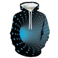 thumbnail image 2 of Sudadera con capucha con estampado de agujeros negros y geometría 3D para hombre, ropa informal para primavera y otoño, abrigos de gran tamaño, jerséis, 2 of 5