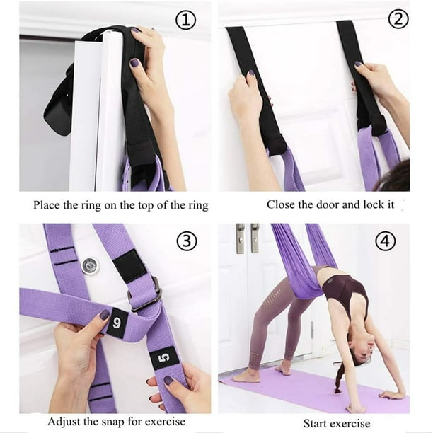 Waist Back Leg Stretch Strap/Yoga Fitness Band, Leg Stretching