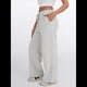 thumbnail image 5 of Pantalones Deportivos de Pierna para Mujer, de Cintura Alta, Holgados, con Cordón y Bolsillos Gris XXXL, 5 of 7