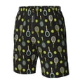 thumbnail image 4 of Logiee Tennis Rackets Print Mens Swim Trunks Quick Dry Board Shorts,Breathable Hawaii Beach Shorts Swimwear Bathing Suits-Medium, 4 of 6