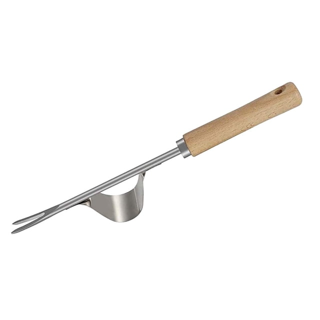 Herramienta extractora de malezas para jardinería Eliminación de césped compacta con mango de madera Herramienta extractora de malezas para jardín Zulema Extractor de malezas