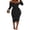 Black, variant on Xingqing Women Sexy Off Shoulder Dress Sequined Long Sleeve Bodycon Party Dresses Evening Gown Black XL