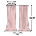 thumbnail image 7 of SNITIE Velvet Curtains 2 Panels, Thermal Insulated Rod Pocket Curtains, Soft Privacy Light-Filtering Velvet Drapes for Bedroom Living Room, 7 of 7
