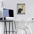 thumbnail image 2 of Epic Art 'Black Labrador Ice Cream' by Fab Funky, Acrylic Glass Wall Art, 12"x16", 2 of 2