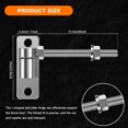 thumbnail image 3 of SUTENGDA 2Pcs Gate Hinges 304 Stainless Steel Fence Hinge Heavy Duty J Bolt Gate Hinge Multipurpose J Bolt Post Hinge Easy Installation for Farm Gates Door Wall and Panel Farm Gate Garden, 3 of 10