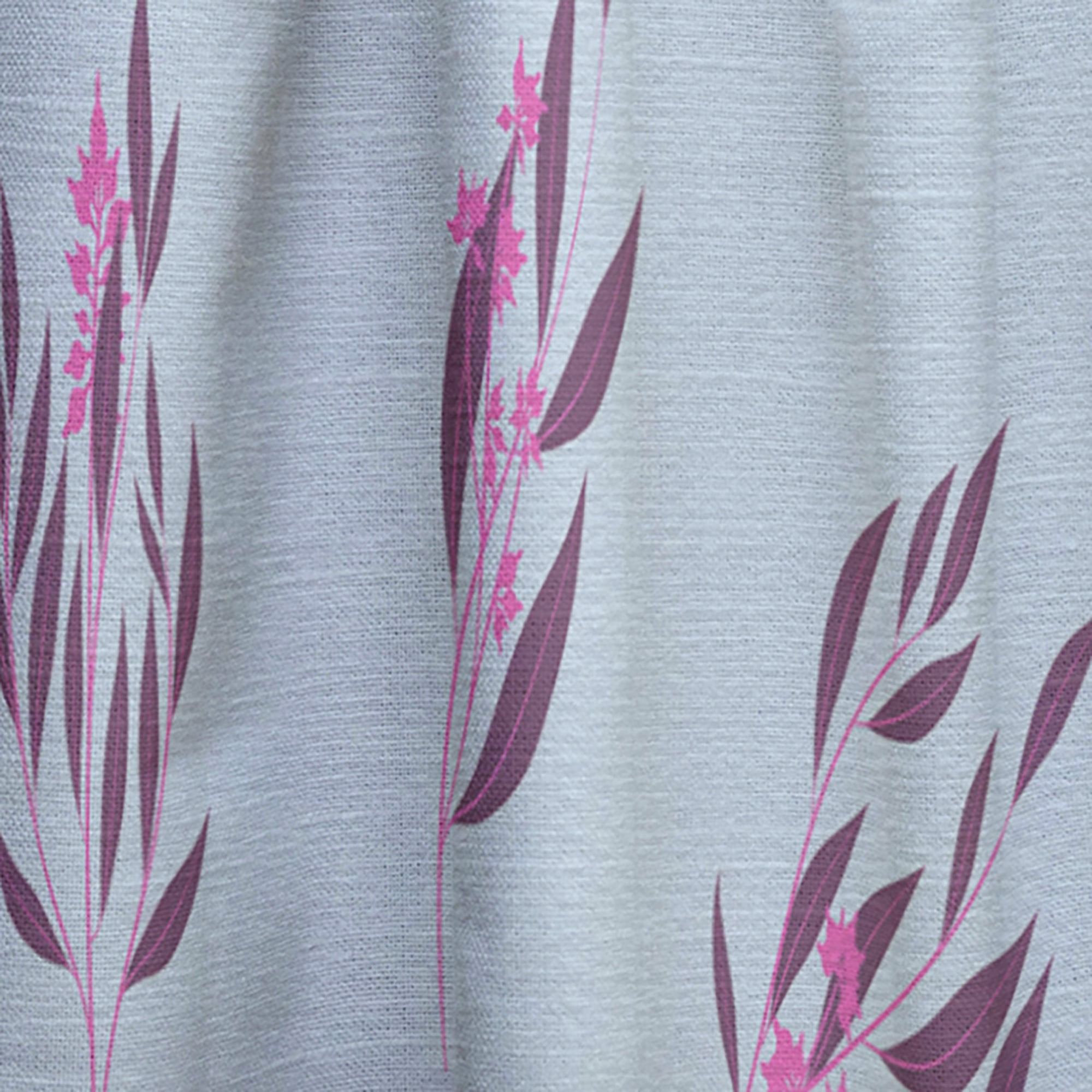 Designart 'Bright Eucalyptus Floral Retro Pattern I' Mid-Century Modern Curtain Panel
