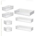 thumbnail image 1 of Organizador de maquillaje, organizador de baño, contenedor multiusos acrílico, caja de almacenamiento de escritorio, contenedor de almacenamiento para 7 piezas, 1 of 8