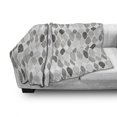 thumbnail image 3 of Leaf Soft Flannel Fleece Throw Blanket, Woodland Forest Pattern with Abstract Leaves Sketch Art Style, Cozy Plush for Indoor and Outdoor Use, 60" x 80", Charcoal Grey Pale Grey, by Ambesonne, 3 of 6