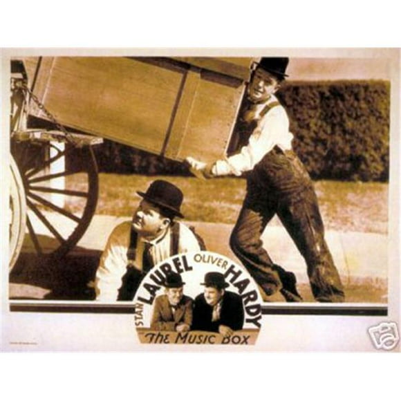 5910-12x18-LM The Music Box Laurel and Hardy Poster