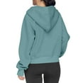 thumbnail image 4 of BDPORKAS Womens Oversized Hoodies Half Zip Long Sleeve Pullover Sweatshirt Quarter Zip Sweatshirts Fall Y2K Trendy Tops, 4 of 7