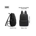 thumbnail image 3 of Spencer Travel Backpack for Womens, Nylon Backpack Shoulder Bag, Ladies Lightweight Casual Daypack 15.6 Inch Laptop Backpack, Black, 3 of 10