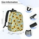thumbnail image 5 of Disketp Blue White Striped Sunflower A Mochila Escolar de 15 Pulgadas, Mochila Ligera para Estudiantes, Viajes y Trabajo, Cómoda y Resistente para el Uso Diario, 5 of 6