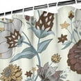 thumbnail image 4 of Watercolor Botanical Bee and Flower Curtain – Artistic Rustic Nature Look, 72x84 Inches, 4 of 5