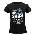 thumbnail image 4 of Girls Trip 2026 Women’s Cotton Short Sleeve T-Shirt HD Graphic Print Casual Crew Neck Tee 2XL, 4 of 5
