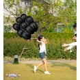 thumbnail image 5 of PMU PartyTex Pitch Black Permium 12 Inch Latex Balloons Pkg/50, 5 of 7