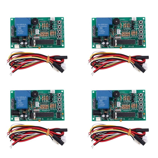 4X -15A Timer Board Timer Controller Power Supply for Coin Opearted Water Pump Washing Machines Massage Chairs