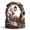 White_12, variant on Christmas Santa Wall Decor, Vintage Santa Claus Chimney Hanging Ornament with Gift Sack Details and Metal Mounting Bracket, Festive Wall Accent for Porch Entryway Fireplace and Holiday Displays