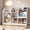White, variant on ROGALIS 3-in-1 Toy Storage Organizer, Stuffed Animal Storage with 4 Open Cubbies, Kids Montessori Low Cabinet Bookshelf, Toddler Kids Bookcase for Playroom Kids Room Nursery Classroom,Maple Wood