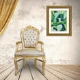 thumbnail image 3 of Popp, Grace 15x18 Gold Ornate Wood Framed with Double Matting Museum Art Print Titled - Oceanic Patchwork I, 3 of 4