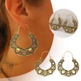 thumbnail image 1 of Boho Earrings for Women Ethnic Enamel Drop Dangle Jewelry Handmade Statement Piece, 1 of 3