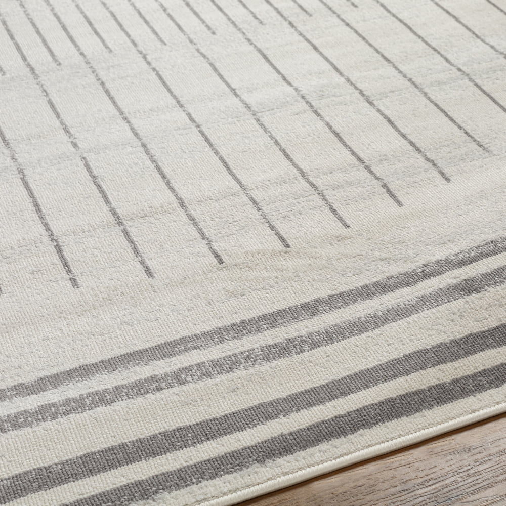 Livabliss Area Rugs for Living Room, 7x9 Floransa Modern Cream Rug, Bedroom Dining Room Home Decor Stain Resistant Carpet (6'7" x 9')