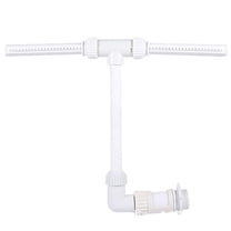 Pool Fountain, Dual Spray Waterfall Sprinkler, Swimming Pool Waterfall Sprinkler, for Ground & Inground Pools(19.9 in x 15.7 in)