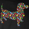 thumbnail image 3 of CafePress - Dachshund Polka Dots Long Sleeve Dark T Shirt - Long Sleeve Dark T-Shirt, 3 of 4