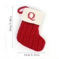 thumbnail image 3 of Xuniizn Personalized Christmas Stockings with Initials - Custom Embroidered Stocking Set, Luxury Velvet Xmas Stockings for Family, Holiday Christmas Decorations, Red, New Model Q, 3 of 3