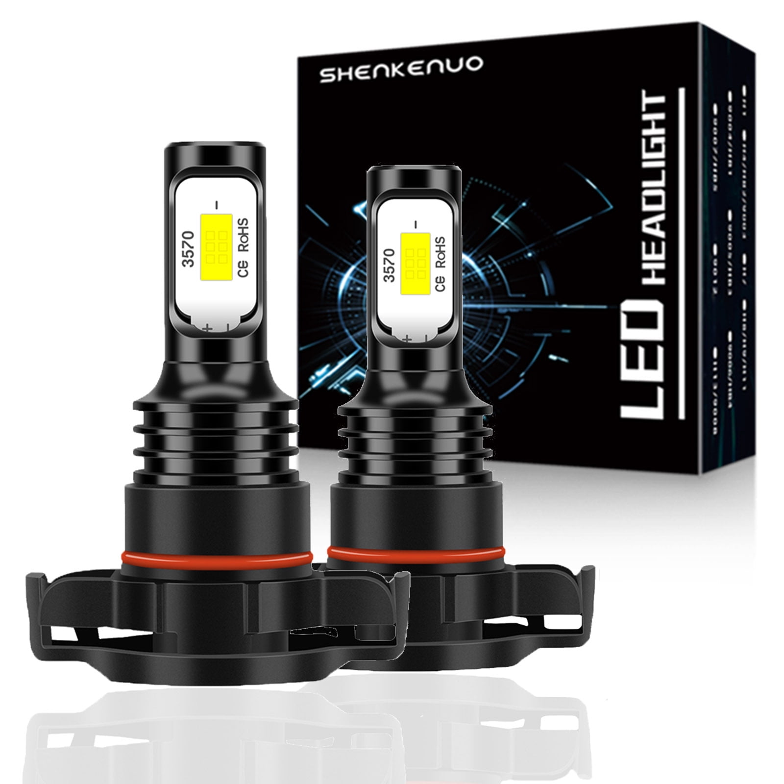 LED For Scion FR-S 2013-2016 Headlight Kit H11 6000K White CREE Bulbs Low Beam