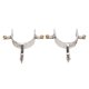 thumbnail image 1 of Set of 2 Stainless Steel Horse Spurs with Rotating Gear for Passionate Equestrians, 1 of 4