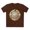 Dark Chocolate, variant on Medallion Shirt, Shirt with Medallion, Tee Shirt with Medal