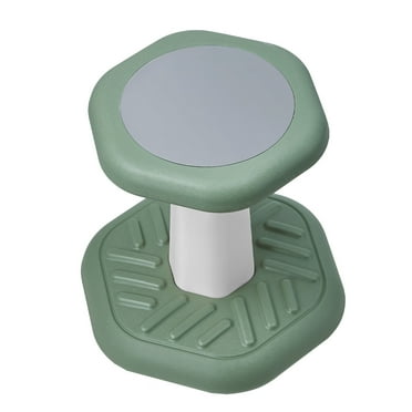 KFFKFF Children's Balance Chair with Foam Seat, Enhances Concentration, Posture & Serenity, Perfect for Elementary & Pre-K, Ages 3-7, Green
