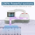 thumbnail image 4 of Mattress Vacuum Cleaner, 12KPa Handheld UV Bed Cleaner Upgraded Effectively Clean Up Bed, Pillows, Cloth Sofas, Carpets and Ther Fabric Surfaces, 4 of 7