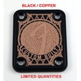 thumbnail image 4 of Standard 4 Bolt"Custom Built" Engraved or Printed Guitar Neck Plate - Choose from 4 designs - Silver, Gold or Black, 4 of 6