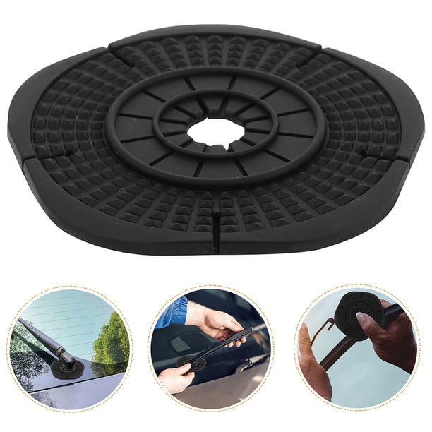 unbranded 2Ud Protector Para Orificio De Limpiaparabrisas De Silicona Negro Para Con Instalación Fácil