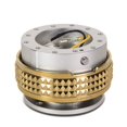 thumbnail image 1 of NRG Innovations SRK-210SL/CG Quick Release Kit (Silver Body/Chrome Gold Pyramid Ring), 1 of 4
